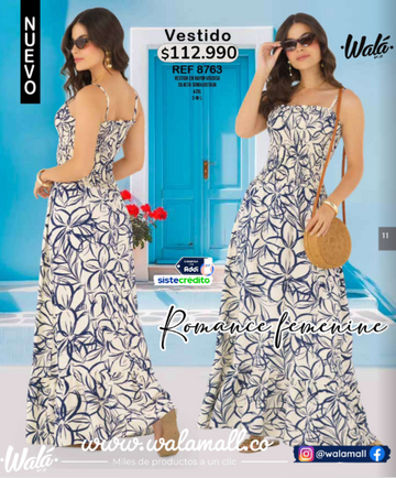 Vestido Para Mujer 8763