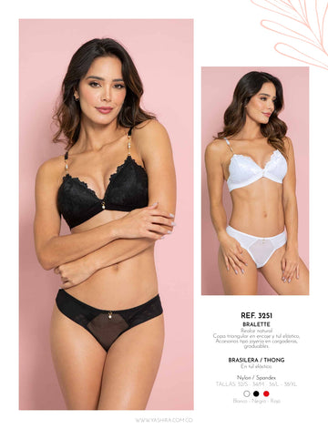 3251 - Duo Bralette/Brasilera