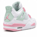 Tenis 1026-027 blanco verde menta y rosado, vista posterior