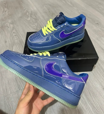 Tenis NIKE para hombre azul x morado