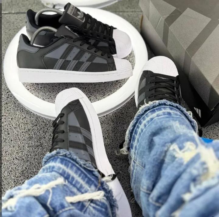 Tenis para hombre negro x gris