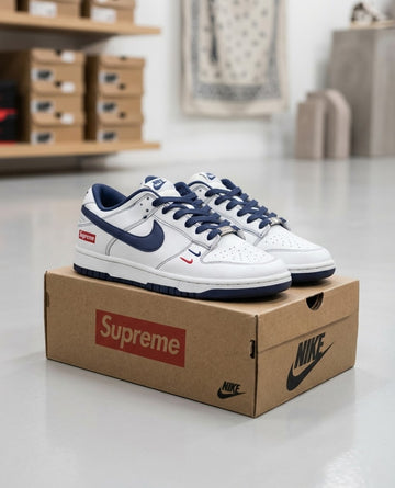 Calzado urbano para hombre, color blanco x azul