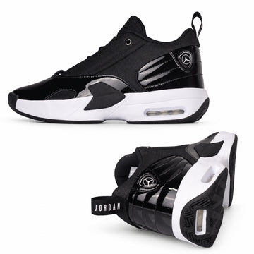 Tenis 1026-H108 — JORDAN — NEGRO X BLANCO — fotografía de catálogo derivada del original