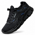 1026-H118 REEBOK NEGRO X AZUL — vista individual evidenciada en JU-O004, fondo blanco