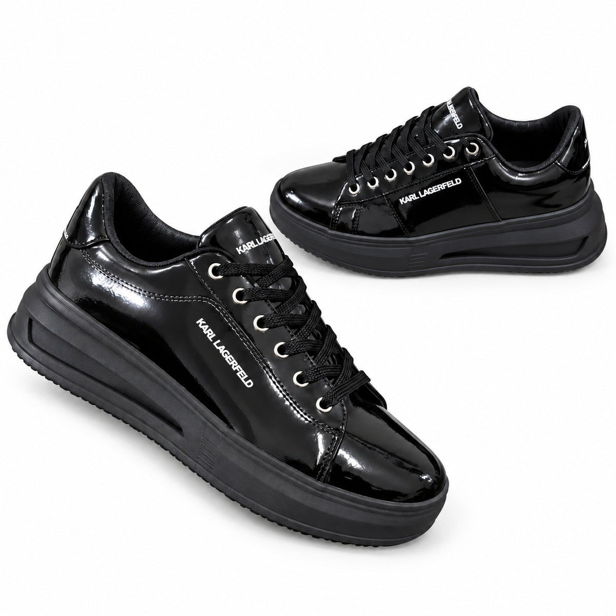 Tenis 1026-H121 — KARL LAGERFELD — NEGRO — vista 1