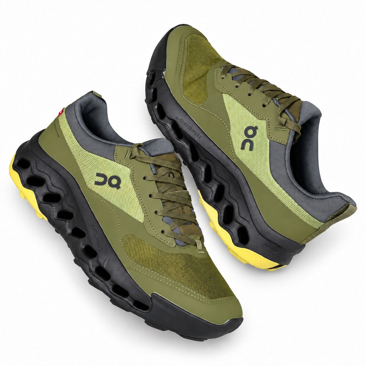 Tenis 1026-H123 — ON — VERDE OLIVA X NEGRO X AMARILLO — vista 1