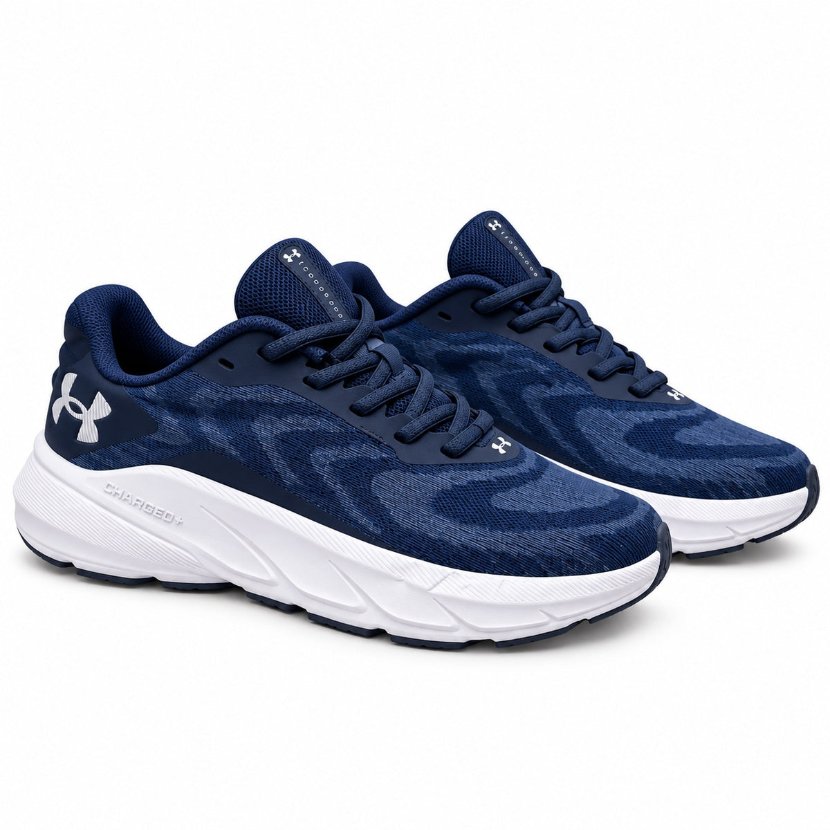 Tenis 1026-H124 — UNDER ARMOUR — AZUL MARINO X BLANCO — vista 1
