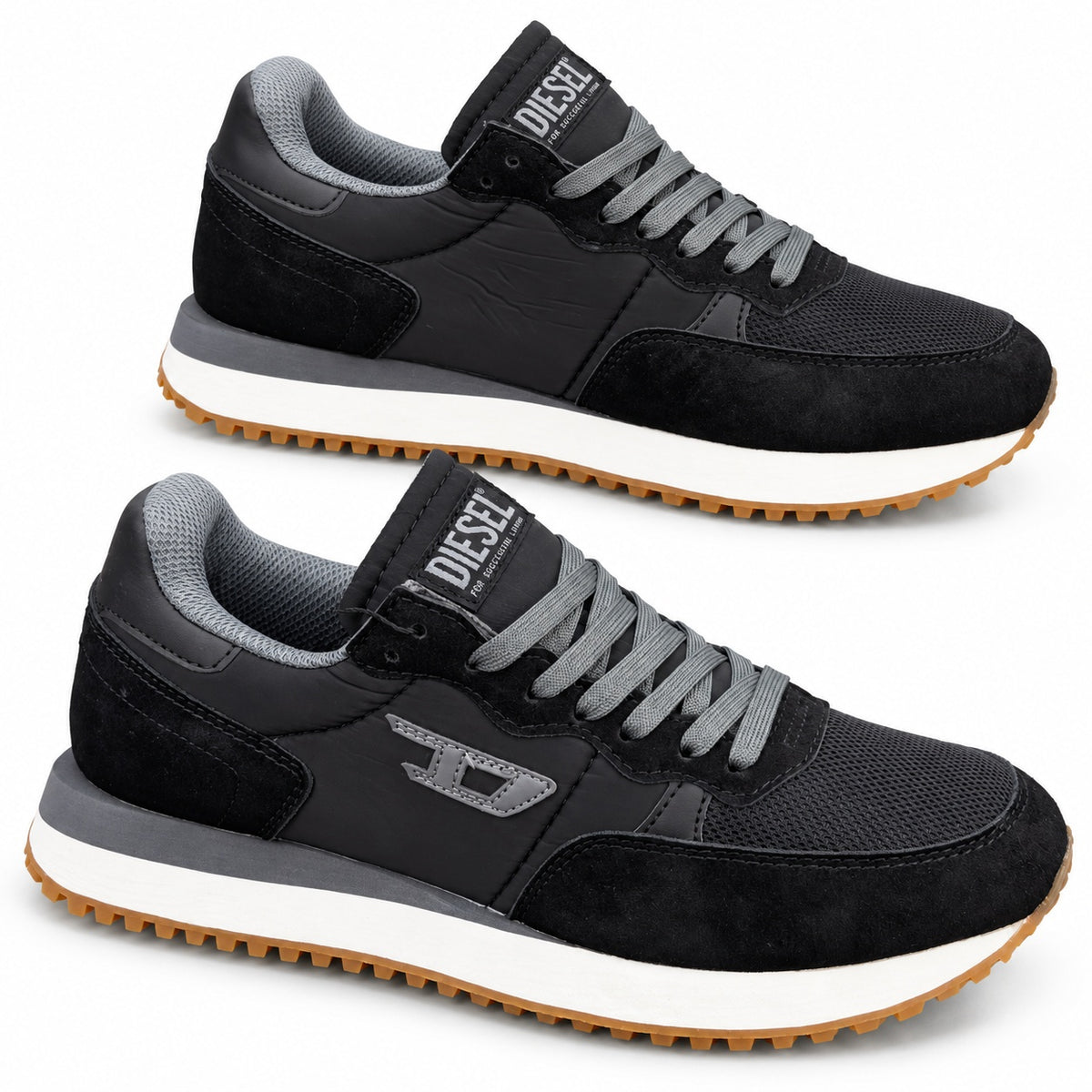 Tenis 1026-H126 — DIESEL — NEGRO X GRIS X BLANCO — vista 1