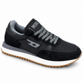 1026-H126 DIESEL NEGRO X GRIS X BLANCO — tres cuartos exterior, fuente JU-O053, fondo blanco