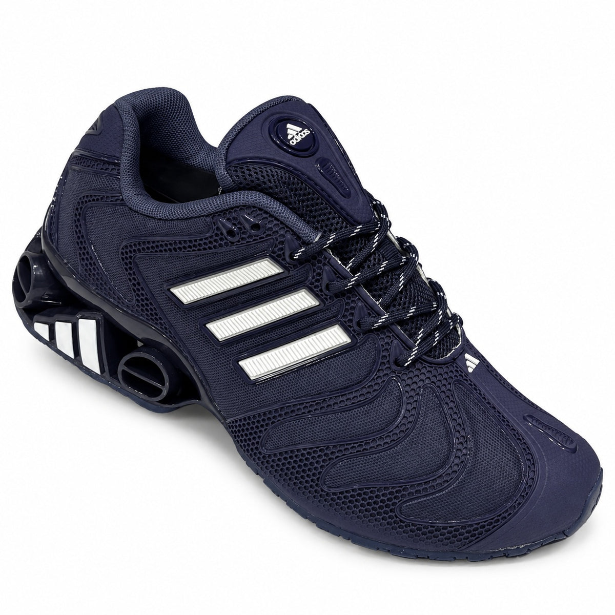 1026-H133 ADIDAS AZUL MARINO X BLANCO