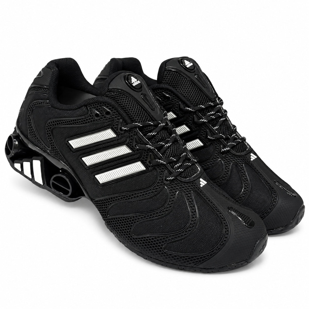 1026-H133 ADIDAS NEGRO X BLANCO