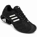 1026-H133 ADIDAS NEGRO X BLANCO — vista individual evidenciada en JU-O010, fondo blanco