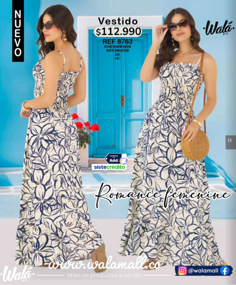 Vestido Para Mujer 8763