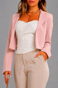 Blazer Corto 1190002 poliéster con spandex para mujer dyaboo