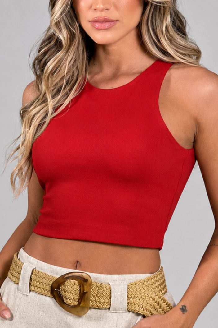Blusa Corta 5123071 | Isabella para mujer dyaboo rojo