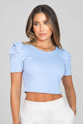Blusa Corta 5240024 | Violette para mujer dyaboo azul
