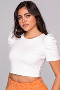 Blusa Corta 5240024 | Violette para mujer dyaboo crudo/blanco