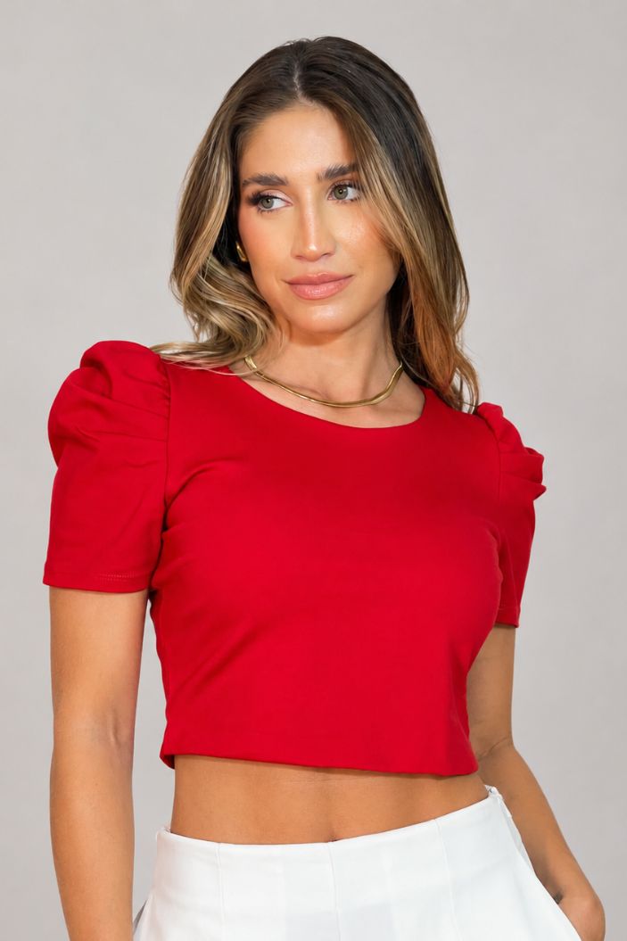 Blusa Corta 5240024 | Violette para mujer dyaboo rojo