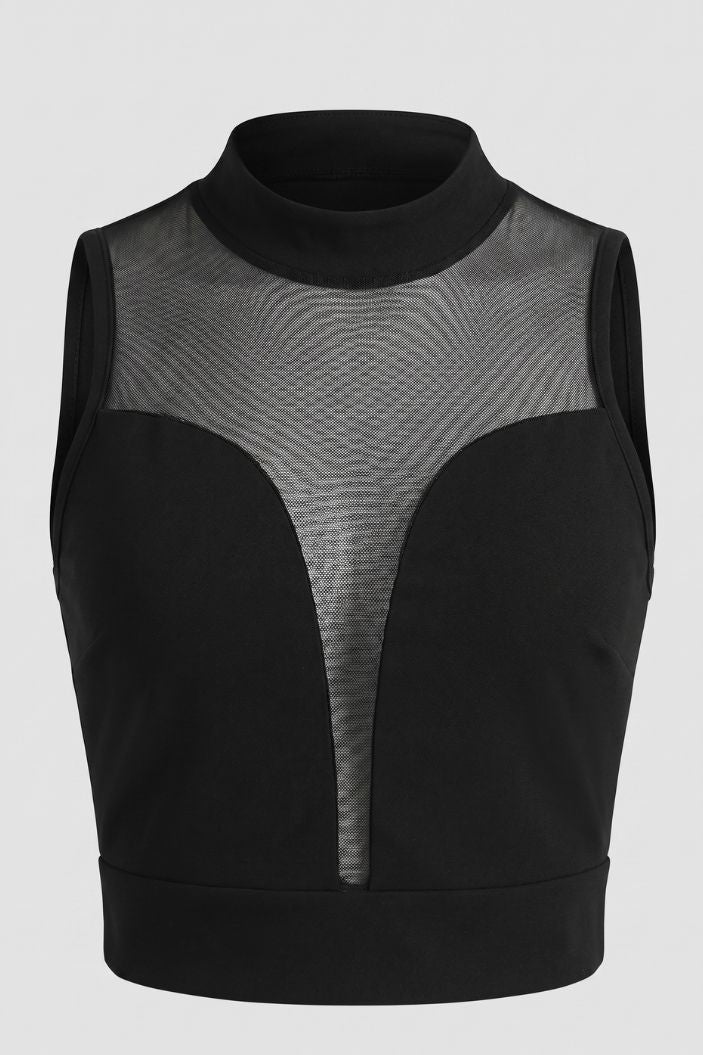 Blusa Corta Sisa DF01A52 para mujer dyaboo negro