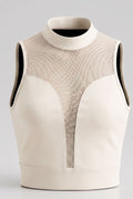 Blusa Corta Sisa DF01A52 para mujer dyaboo panacota