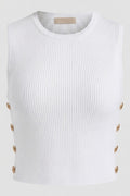 Blusa Corta TF01A61 para mujer dyaboo crudo
