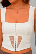 Blusa Corta Tiras DF01A81 para mujer dyaboo crudo