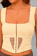 Blusa Corta Tiras DF01A81 para mujer dyaboo panacota