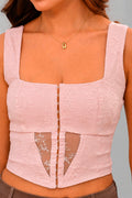 Blusa Corta Tiras DF01A81 para mujer dyaboo rosado