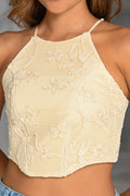 Blusa Corta Tiras DF01B74 para mujer dyaboo panacota