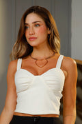 Blusa DF01792 silueta ajustada para mujer elaborada en rib dyaboo crudo 1