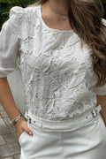 Blusa DF02399 para mujer dyaboo- crudo/blanc