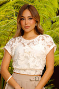 Blusa DF02428 para mujer dyaboo crudo/blanco