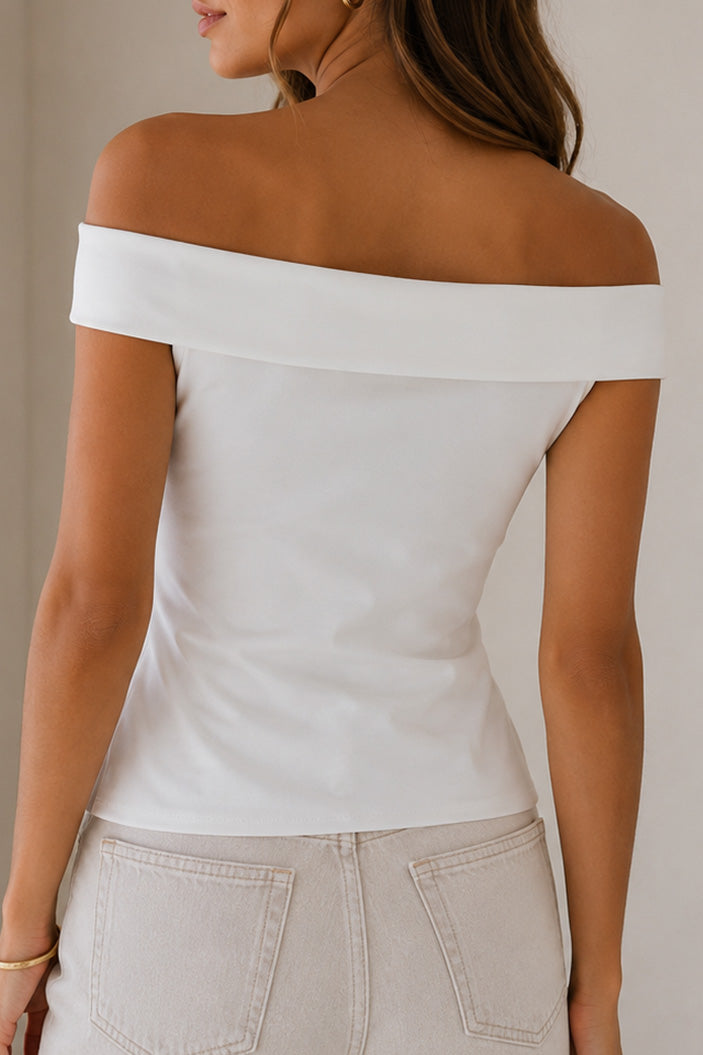 Blusa Larga Bandeja DF02738 para mujer crudo dyaboo