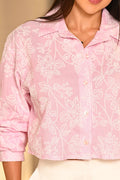 Blusa Larga DF02672 para mujer dyaboo rosado