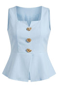 Blusa Larga Sisa-Plus DP02190 para mujer dyaboo azul