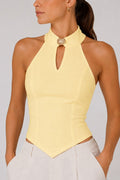 Blusa Larga Sisa DF02568 para mujer dyaboo panacota