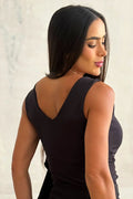 Blusa Larga Sisa DF02597 para mujer dyaboo negro