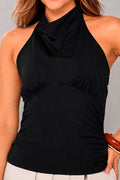 Blusa Larga Sisa DF02724 para mujer dyaboo negro