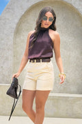 Blusa Larga Sisa DF02763 para mujer dyaboo cafe
