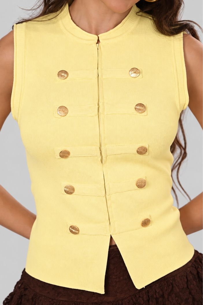 Blusa Larga Sisa TF02775para mujer dyaboo amarillo