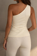 Blusa Larga Solo Hombro DF02644 para mujer dyaboo panacota 1