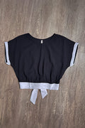 Blusa  Manga Corta DF01647 para mujer dyaboo negro  03