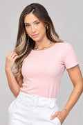 Blusa básica DF02011 | Iris para mujer dyaboo rosado