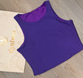 Blusa corta basica manga sisa para mujer dyaboo 5123071-1