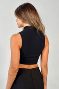 Blusa corta manga sisa DF01445 dyaboo negro 