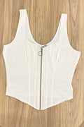 Blusa sisa talal grande para mujer dyaboo DP01015 cruda blanca