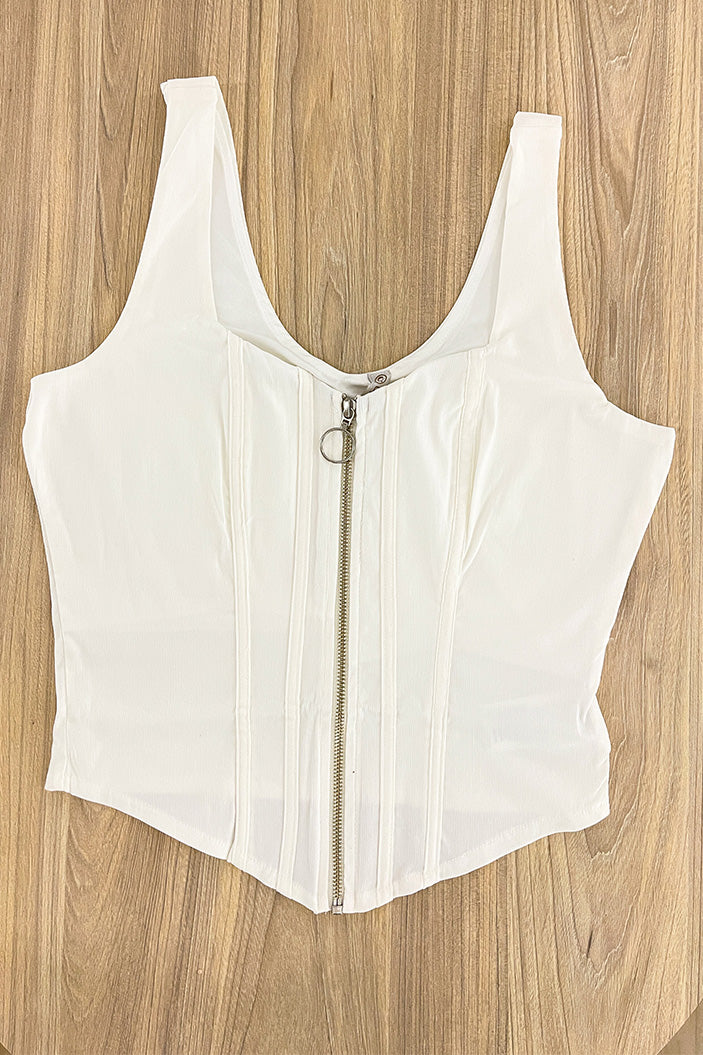Blusa sisa talal grande para mujer dyaboo DP01015 cruda blanca