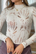 Body DF05043 para mujer, silueta ajustada elaborado en tejido con elástico dyaboo color crudo 5