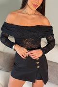 Body DF05125 para mujer dyaboo negro
