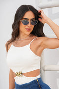 Body Tiras DF05104 para mujer dyaboo crudo/blanco